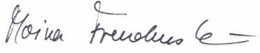 Unterschrift Marina Freudenstein